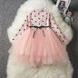 Baby Girls Spring Winter Long Sleeve Tutu Lace Dresses