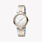 Esprit Women's Silver & Rose Gold Watch, Silver Dial | Es1l183m0085