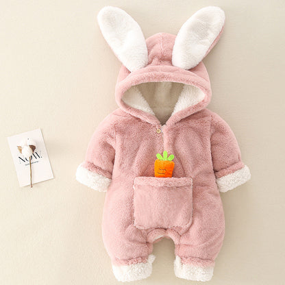 Cute super warm crawling suit
