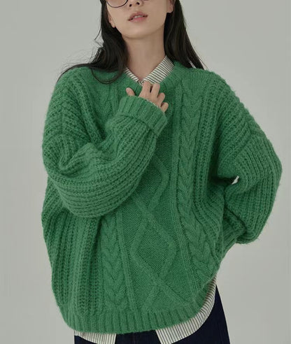 Loose And Lazy Style Soft Glutinous Sweater For Women