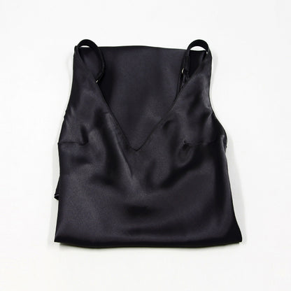 Silk suspender skirt