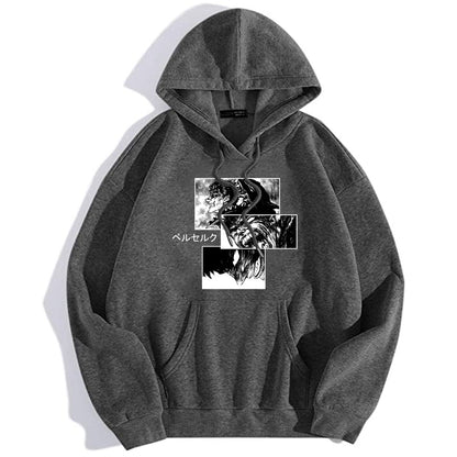 Berserk Loose Hooded Sweatshirt