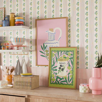 DECORATIVE OLIVE OIL PRINT
