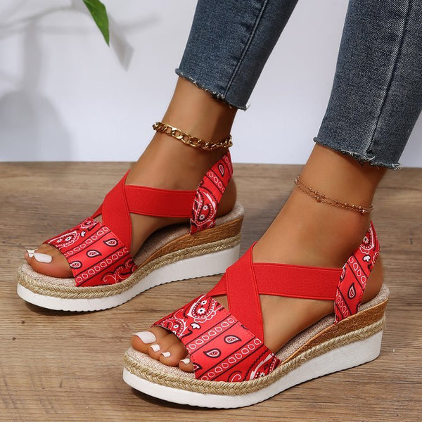 Women Ankle-strap Buckle Sandals