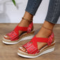 Women Ankle-strap Buckle Sandals