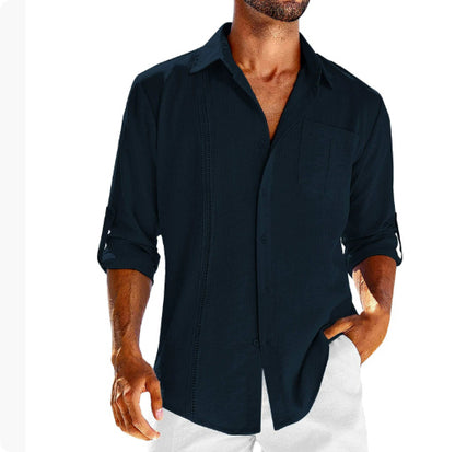 Casual  Long Sleeve Shirts