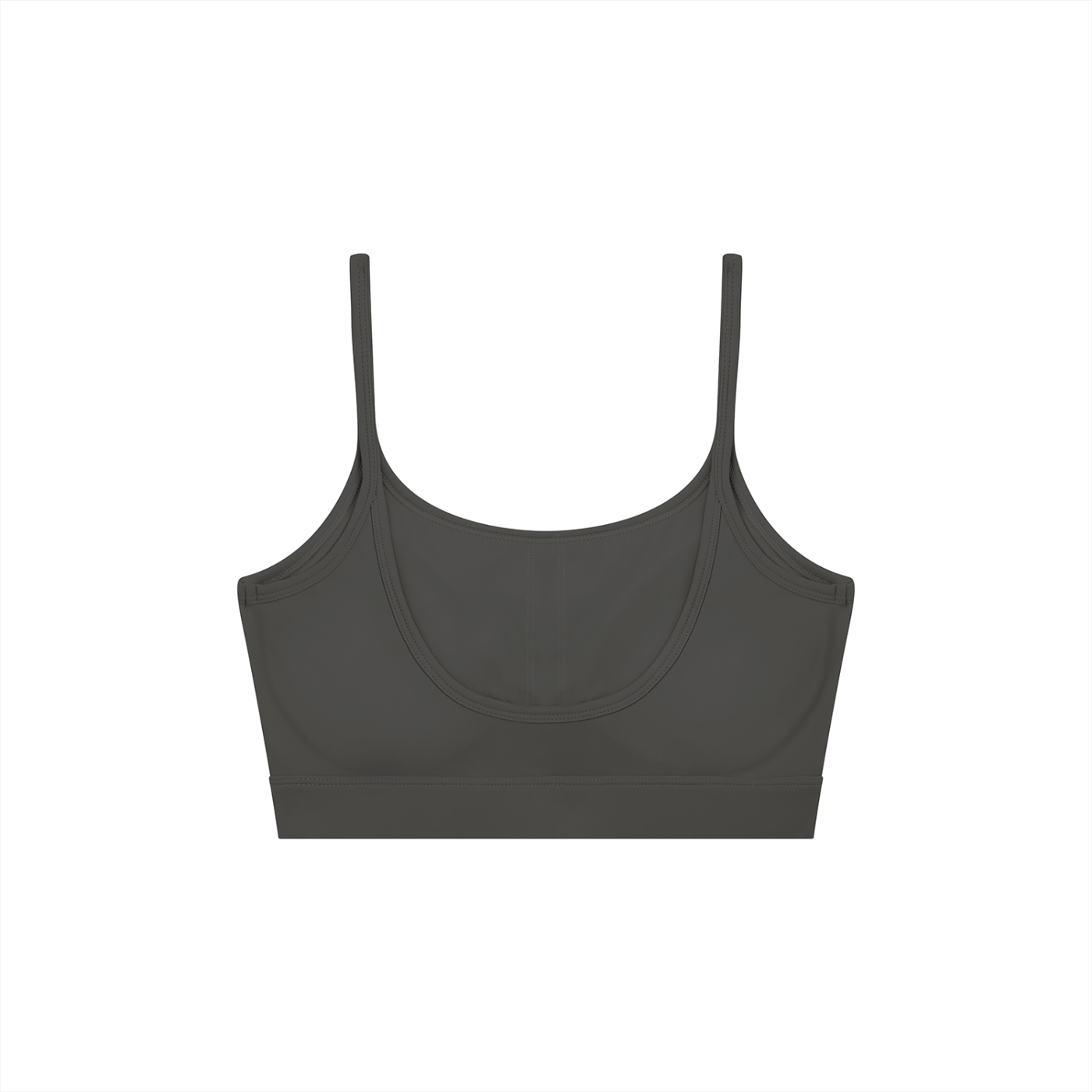 Women's Solid U-Neck Sports Bra