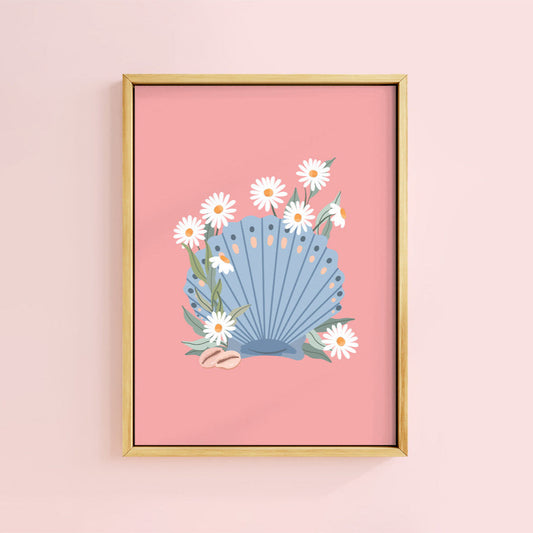 DAISY CLAM SHELL PRINT