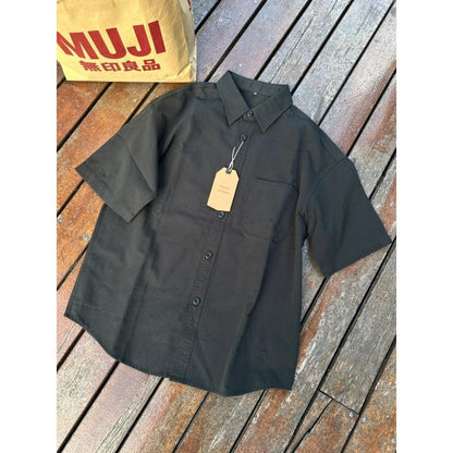 Men's Pure Cotton Workwear Short-Sleeve Shirt