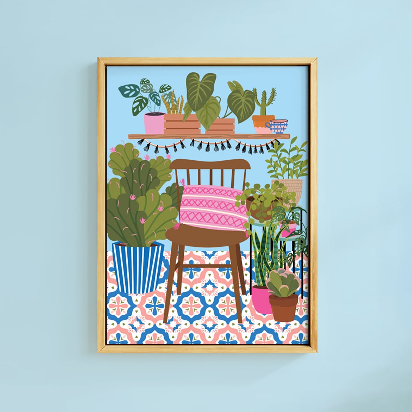 SUMMER GARDEN PATIO PRINT