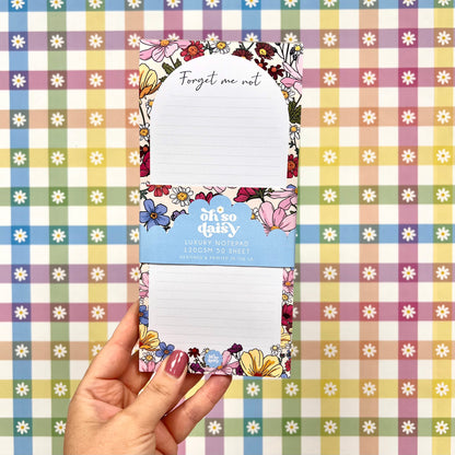 SHE’S A WILDFLOWER DL SHOPPING LIST NOTEPAD