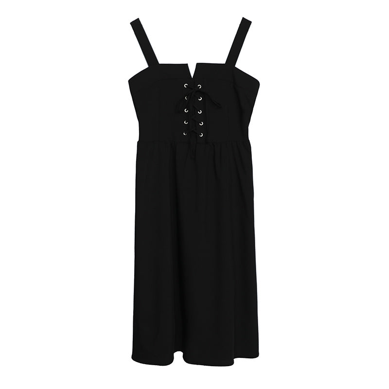 Oversized suspender dress