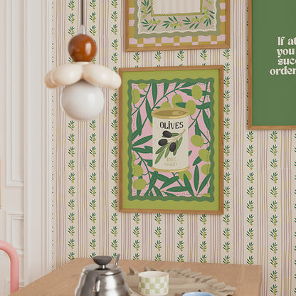 DECORATIVE OLIVE OIL PRINT