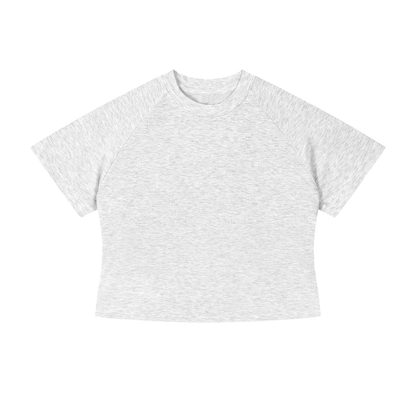 Women's Mineral Wash Crop T-Shirt 260GSM