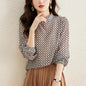 Loose Belly-covering Chiffon Shirt Top