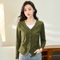 Slim fit long sleeved T-shirt