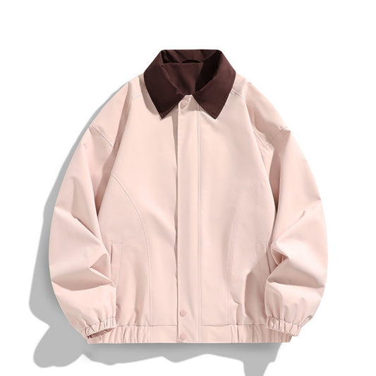Polo Collar Jacket Top