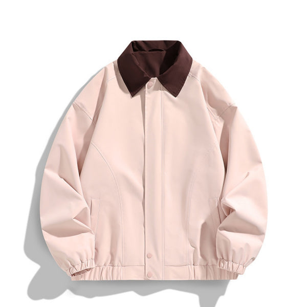 Polo Collar Jacket Top