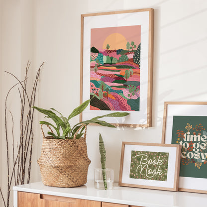 WILDFLOWER CONE PRINT