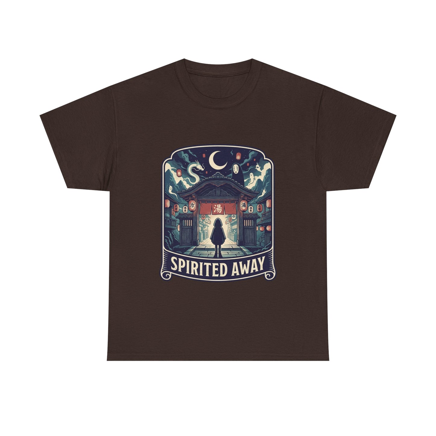 Sprited away print Unisex Heavy Cotton Tee