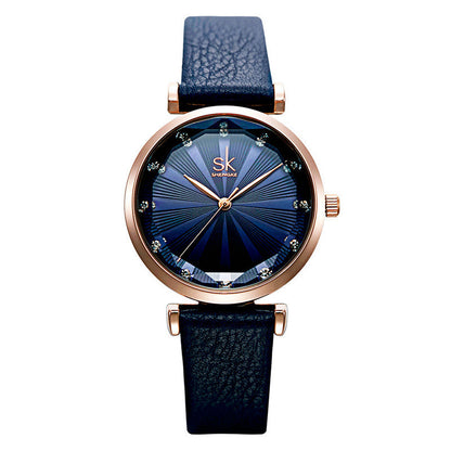 SK shengke glass belt watch