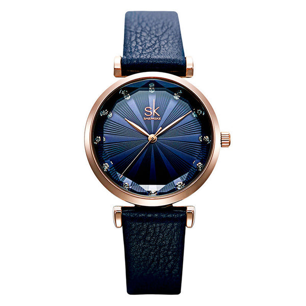 SK shengke glass belt watch