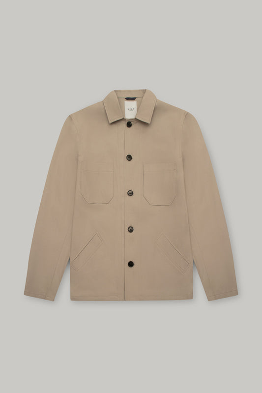 Marchant Unlined Shacket - Showerproof Putty