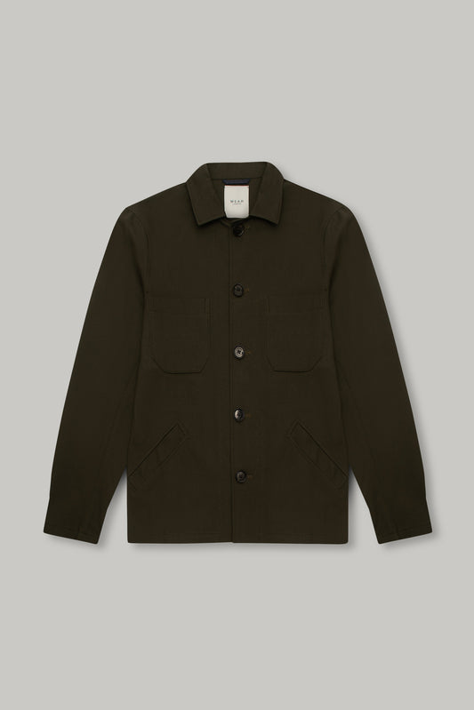 Marchant Unlined Shacket - Showerproof Olive