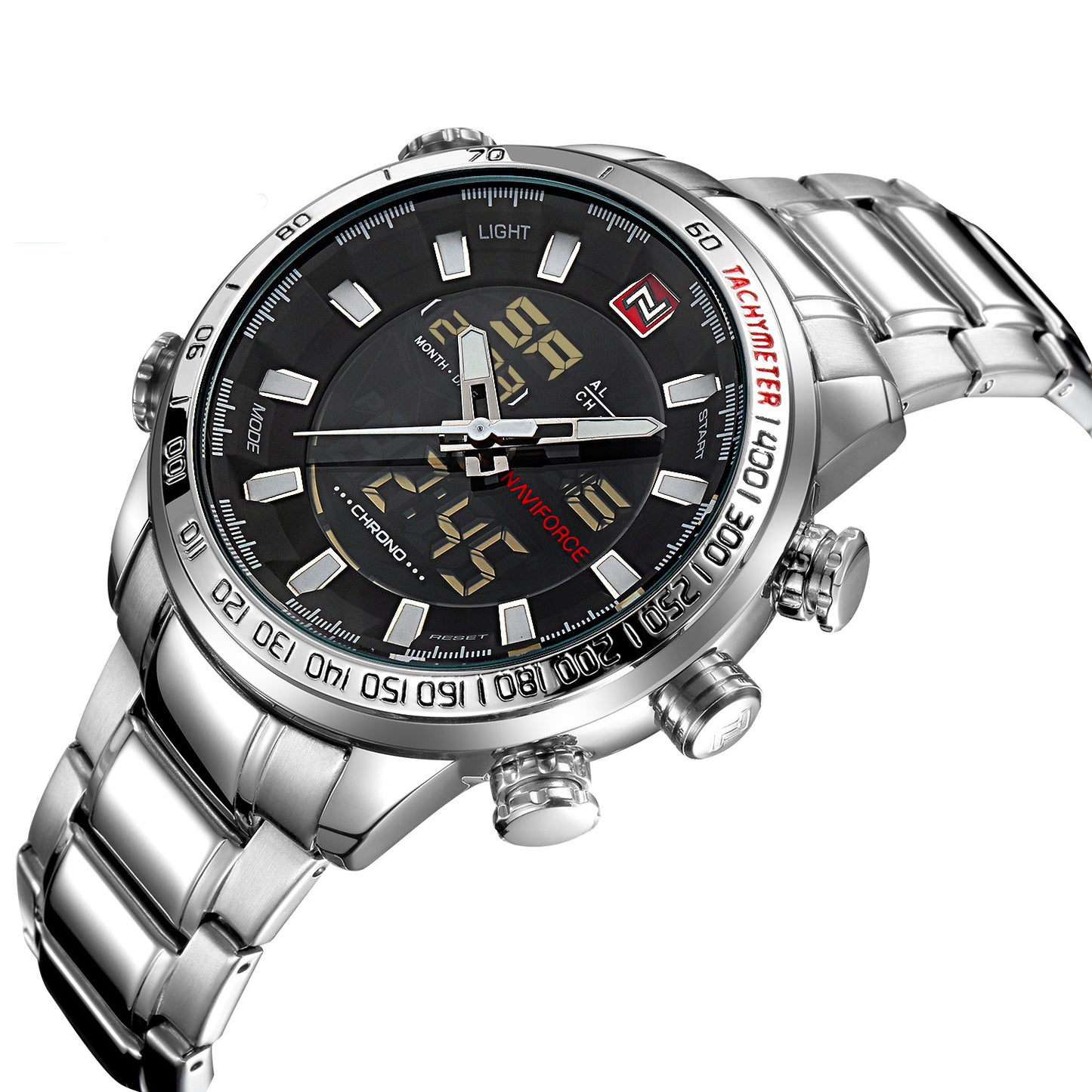 NAVIFORCE Men's Luminous Electronic Watch