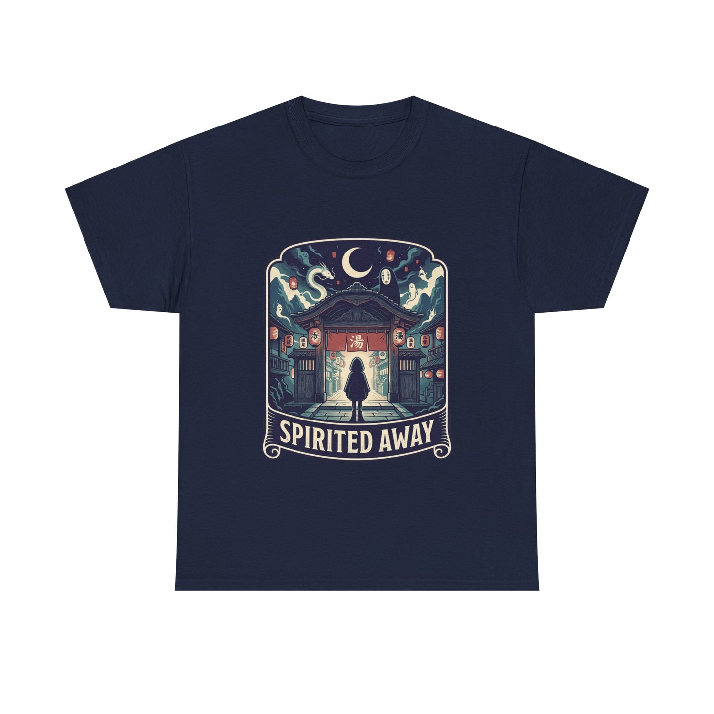 Sprited away print Unisex Heavy Cotton Tee