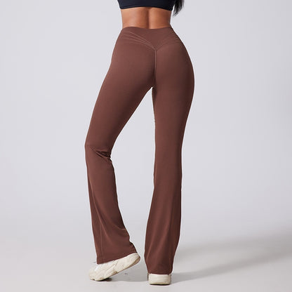 Women's Wide-leg High-waisted Slim-fit Flared Pants