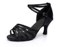 Latin dance shoes for adult women with medium to high heels Latin dance indoor training shoes