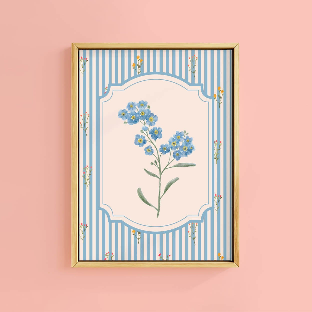 MYOSOTIS FLOWER PRINT
