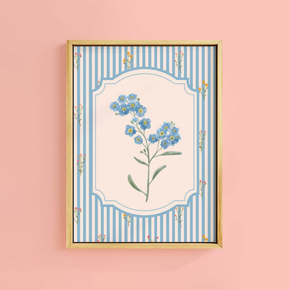 MYOSOTIS FLOWER PRINT