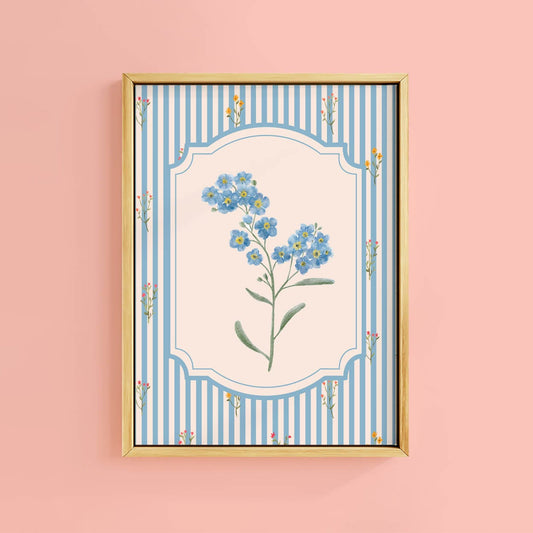 MYOSOTIS FLOWER PRINT