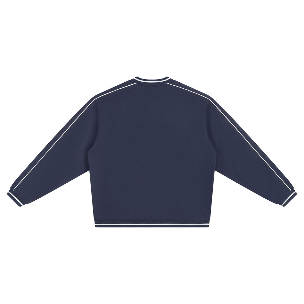 Unisex Color Block V-Neck Sweatshirt