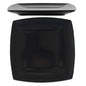 Classic Black Square Melamine Plate 254mm / 10 in - Pack Of 12