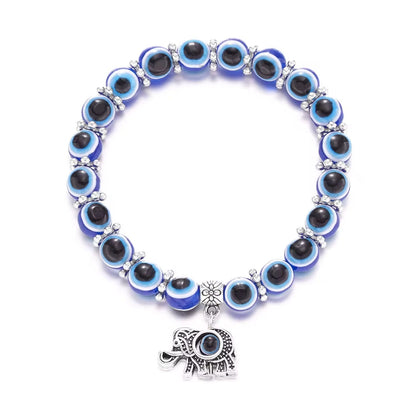 Blue Devil's Eye Bracelet