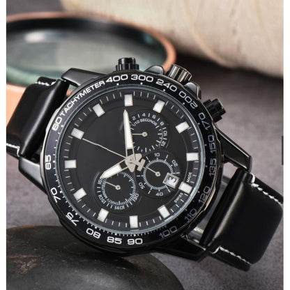 Men's Six-pin Full-function Quartz Watch