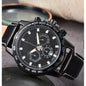 Men's Six-pin Full-function Quartz Watch