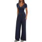 Women's Short Sleeve Sportswear & Wide Leg Pants Set