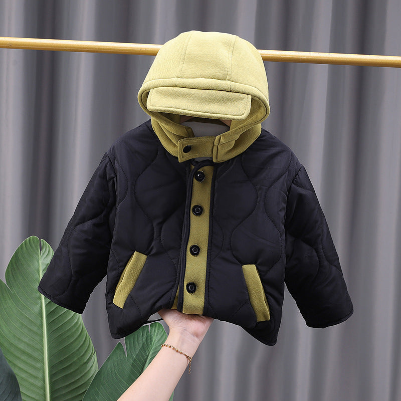 Hooded Cotton-padded Coat