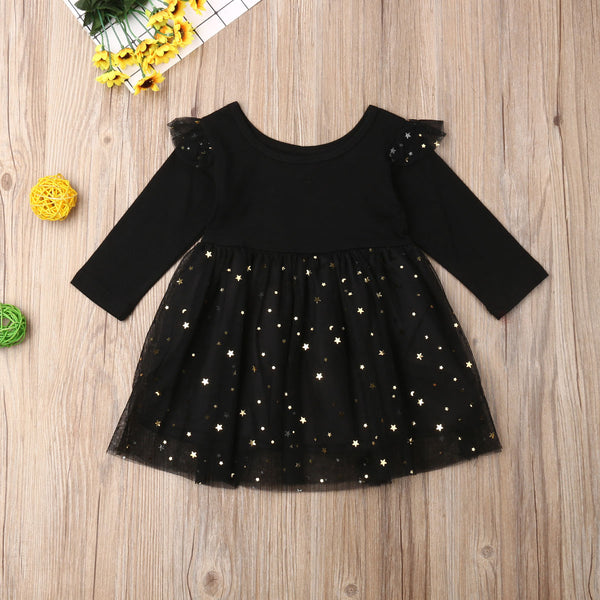 Bronzing mesh children's dress - Stuffs & Savers