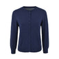 Round Neck Cropped Knit Cardigan