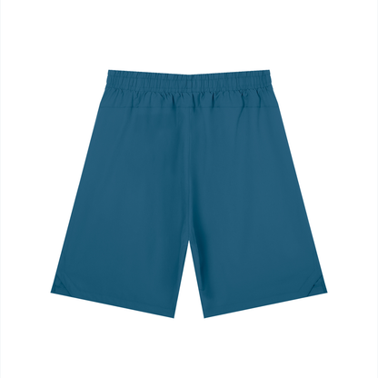Men’s Solid Elastic Waist Shorts