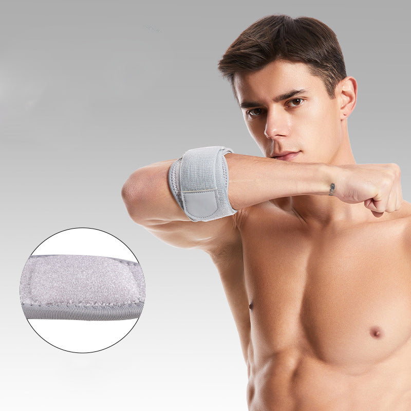 Sports elbow protection tennis badminton breathable pressurized adjustable open strap pressurized elbow protection