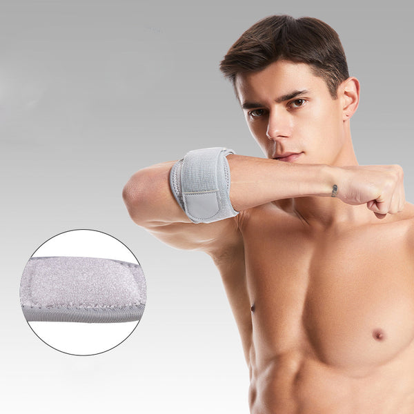 Protège-coude de sport, tennis, badminton, respirant, ajustable, avec sangle ouverte, protection coude pressurisée