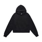 Solid Color Hoodie  Loose Casual Streetwear Simple Sporty Pullover Hooded Sweatshirt