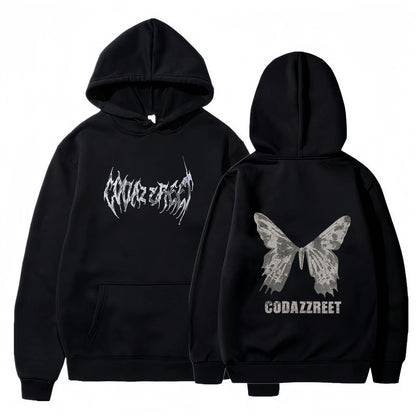 Hip Hop Butterfly Hoodie Streetwear