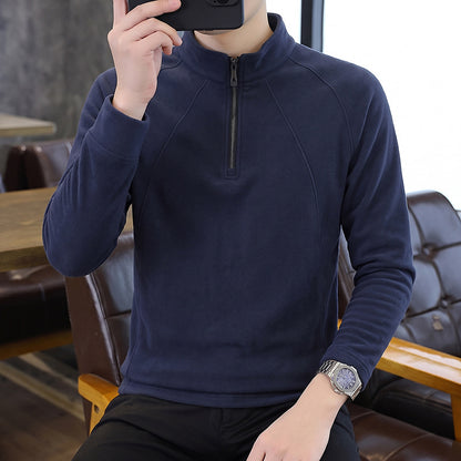 Men's Half Zip Thermal Fleece Sweatshirt